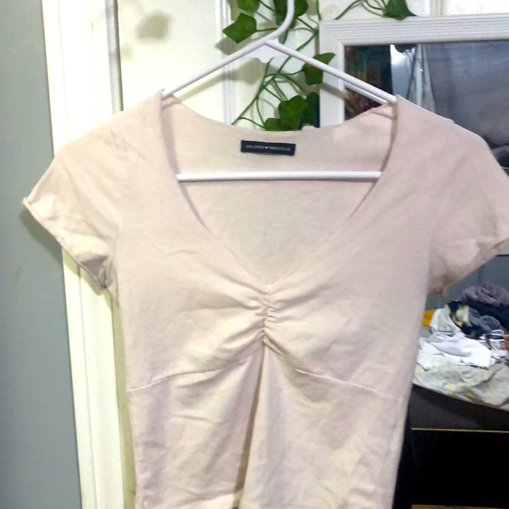 very cute light pink Brandy Melville top